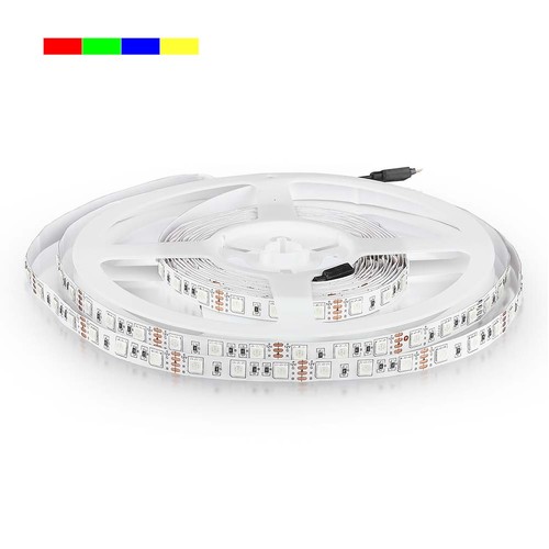 5m 11W/m rot/grün/blau/gelb LED-Streifen - 60 LED pro Meter, Farbwahl