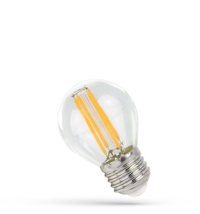 E27 5,5W LED Tropfenlampe Filament - G45, 300° Abstrahlwinkel