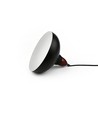BIRK Schwarz Ø19cm Pendelleuchte - E27 Fassung, 2m Kabel, Metall / Holz