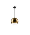 Messing Ø20cm Pendelleuchte - E27 Fassung, 2m Kabel, Metall