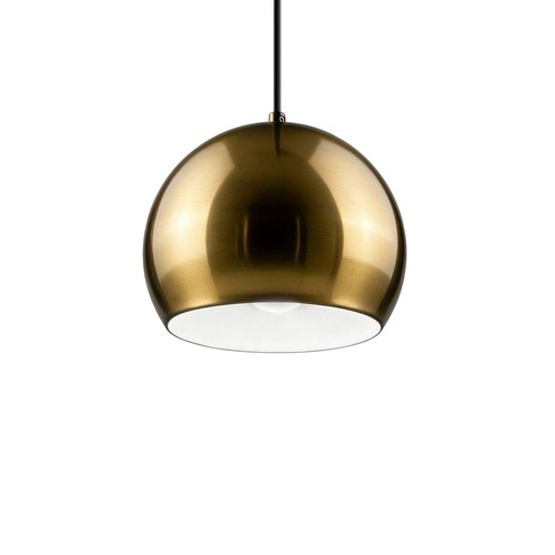 GLOBE Messing Ø20cm Pendelleuchte - E27 Fassung, 2m Kabel, Metall