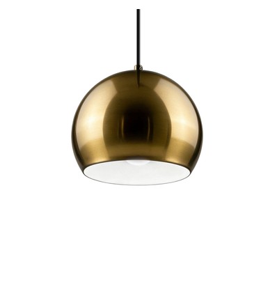 Messing Ø20cm Pendelleuchte - E27 Fassung, 2m Kabel, Metall
