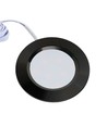 3x Reco68 Möbelspot dimmbar, Schwarz - Wählen Sie RF/WiFi/Zigbee Netzteil (Fernbedienung inkl.)