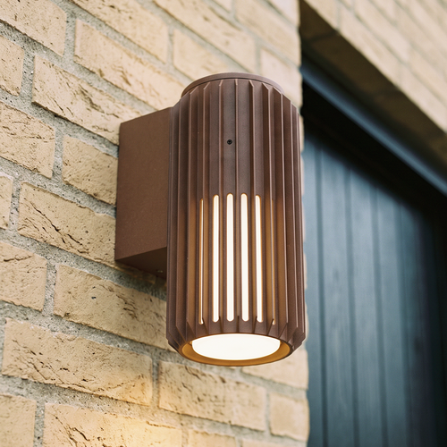 FYRON Wall Wandleuchte, Coffee - E27, IP54 Außenbereich