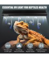 60-80cm Terrarienlampe UVA/UVB - 12,6W, für Reptilien etc.