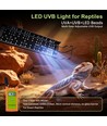 60-80cm Terrarienlampe UVA/UVB - 12,6W, für Reptilien etc.