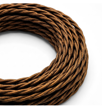 5m Textilkabel 2x0,75 mm² - 230V, schwarz