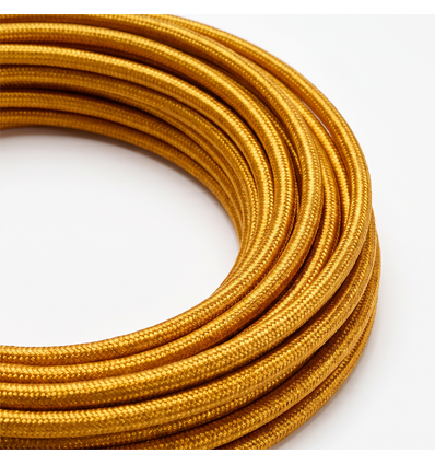5m Textilkabel 2x0,75 mm² - 230V, schwarz