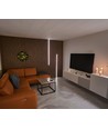 120cm LED Akustikpaneel-Set, schwarz - 2 Stk. CCT LED-Streifen mit 60W Netzteil - WiFi oder RF