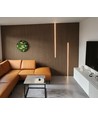 120cm LED Akustikpaneel-Set, schwarz - 2 Stk. Einfarbige LED-Streifen mit 60W Netzteil - WiFi oder RF