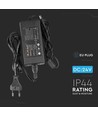 120cm LED Akustikpaneel-Set, schwarz - 2 Stk. CCT LED-Streifen mit 60W Netzteil - WiFi oder RF