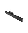 30/28/25W 3-Phasen LED-Lichtschiene - 60 cm, Schwarz