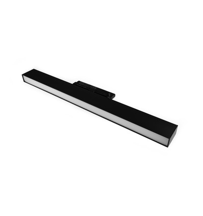 30/28/25W 3-Phasen LED-Lichtschiene - 60 cm, Schwarz