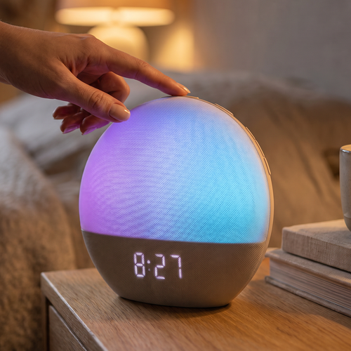 Wake-up Light Lichtwecker, Sonnenaufgangseffekt - Bluetooth 5.3 Lautsprecher, Schlafklänge, dimmbar