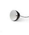 HOLM Schwarz Ø16cm Pendelleuchte - E27 Fassung, 2m Kabel, Metall / Holz