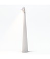 Wiederaufladbare LED-Tischleuchte - Weiß, innen/außen, 3-stufig dimmbar, IP44, 40 cm