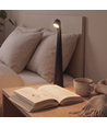 Wiederaufladbare LED Tischleuchte - Schwarz, innen/außen, 3-stufig dimmbar, IP44, 40 cm