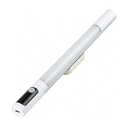 Wiederaufladbare Schrankleuchte - 38cm, weiß, PIR-Sensor, CCT, LCD-Display