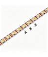 10m 9W/m CCT LED Streifen RA95 - 24V DC, 400 LED/m, 8mm breit, 2m Kabel