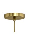 MALM E14 Gold Zylinder-Pendelleuchte - 2m Kabel, mit Rosette, ohne Leuchtmittel