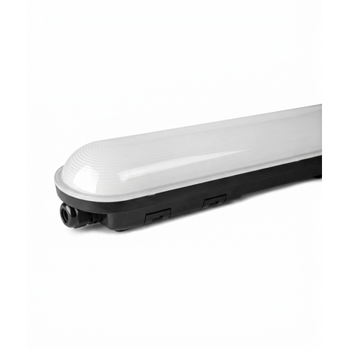 150cm LED-Leuchte 50W - Durchverdrahtet, Schwarz, 160 lm/W 5000K
