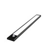 Batteriebetriebene Schrankbeleuchtung - 40 cm, Schwarz, PIR-Sensor, wiederaufladbar