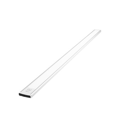 Batterie Schrankbeleuchtung - 80cm, Silber, PIR-Sensor, wiederaufladbar