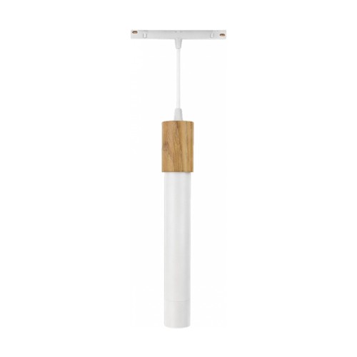 12W System Shift Hangit Wood LED Pendelleuchte - CCT Switch, 25°, weiß, 90cm Kabel