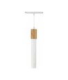 12W System Shift Hangit Wood LED Pendelleuchte - CCT Switch, 25°, weiß, 90cm Kabel