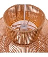 Braune Ø40cm Pendelleuchte - E27-Fassung, 2m Kabel, Papierschnur