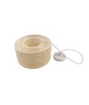 Beige Ø30cm Pendelleuchte - E27 Fassung, 2m Kabel, geflochtene Papierschnur