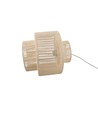 SNOR Beige Ø30cm Pendelleuchte - E27-Fassung, 2m Kabel, geflochtene Papierschnur