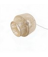 Beige Ø30cm Pendelleuchte - E27 Fassung, 2m Kabel, geflochtene Papierschnur