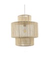 SNOR Beige Ø30cm Pendelleuchte - E27-Fassung, 2m Kabel, geflochtene Papierschnur