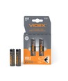 2 Stk. AA Batterien, USB-C wiederaufladbar - 1,5V, 2200mAh, Li-ion