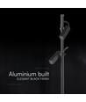 V-Tac 4W LED Doppel-Spießstrahler - Schwarzes Aluminium, 4000K, Außenbereich