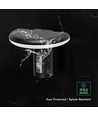 2W LED Solar Gartenleuchte mit Sensor - IP54, 3000K, Schwarz