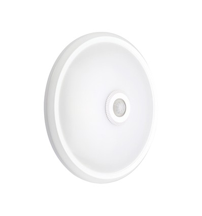 12W LED Sensorleuchte - Rund, PIR-Sensor, Cree-Chip, weiß, 6400K