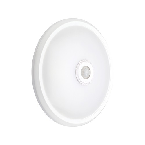 12W LED Sensorleuchte, CCT - 3 Lichtfarben, PIR-Sensor, 6 Jahre Garantie, Cree, rund, weiß