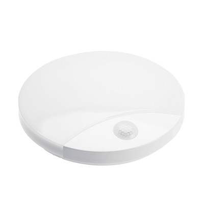 V-Tac 15W LED Außenwandleuchte mit Sensor - Rund, Weiß, Cree Chip, CCT