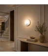 V-Tac 15W LED Außenwandleuchte mit Sensor - Rund, Weiß, Cree Chip, CCT