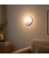 V-Tac 15W LED Außenwandleuchte mit Sensor - Rund, Weiß, Cree Chip, CCT
