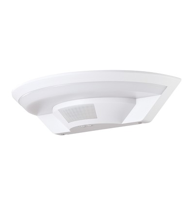 10W LED Außenwandleuchte mit PIR-Sensor - Weiß, 4000K, Cree Chip
