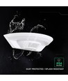 10W LED Außenwandleuchte mit PIR-Sensor - Weiß, 4000K, Cree Chip