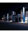 V-Tac 30W LED Strahler - Schwarz, 6500K, Slimline