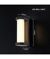 V-Tac 8W LED Wandleuchte - IP44, 3000K, für den Außenbereich