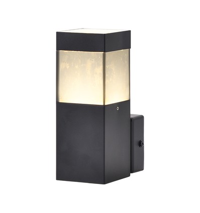 V-Tac GU10 Wandleuchte - Schwarz, IP44 Außenbereich
