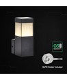 V-Tac GU10 Wandleuchte - Schwarz, IP44 Außenbereich