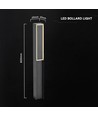 V-Tac 24W LED Pollerleuchte, 80cm - IP54, 3000K, Außenbereich