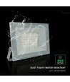 30W LED Flutlichtstrahler - Weißes Gehäuse, 6500K